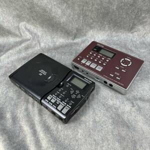 【ジャンク】TASCAM タスカム CD-GT2 CD-BTMKⅡ ポータブルCDギタートレーナー セット まとめ売り (KM-034)