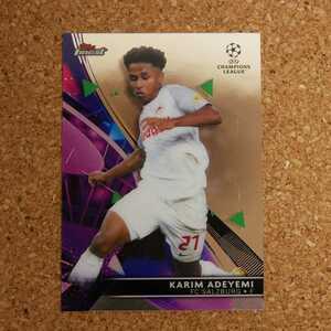 Topps finest Karim Adeyemi トップスファイネスト カリム・アデイェミ ザルツブルク ドルトムント ドイツ soccer