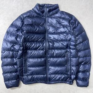 美品 MARMOT マーモット 1000fil ダウンジャケット ネイビー XL マザーグース