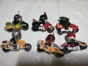 食玩　トレーディング フィギュア　仮面ライダー アマゾン 激走! ダッシュ ライダー ミニ　フィギュア　マスコット　6点　セット