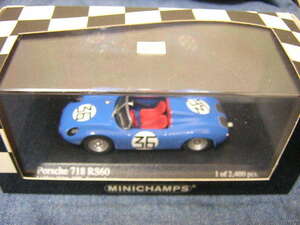 1/43　MINICHAMPS　1960年ルマン24時間レース　ポルシェ718RS60#36　