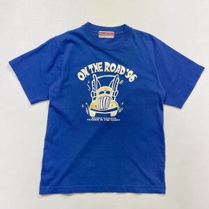 297 浜田 省吾 ON THE ROAD 96 ライブ 半袖 Tシャツ TENDER IS THE NIGHT 1996 Road&Sky ハマショウ SHOGO HAMADA ブルー 青 40823J