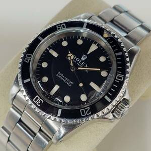 1円 動作品 ロレックス ROLEX サブマリーナ SUBMARINER 5512 5513 メーターファースト フチなし トリチウム Cal,1530 200m=660ft