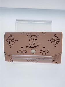 LOUIS VUITTON◆ミュルティクレ4_マヒナ_PNK/レザー/PNK/レディース