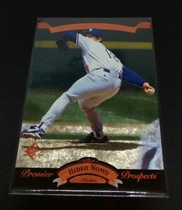 MLB 1995年upper deck SP 野茂英雄(ドジャース)ルーキー！ダイカット。No,14。※裏、シワヨレあり(画像３)Dodgers HIDEO NOMO RC 