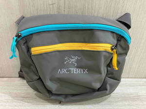 通年 ARC’TERYX×BEAMS別注 アークテリクス ビームス アローウエストパック ボディバッグ グレー×イエロー×ブルー