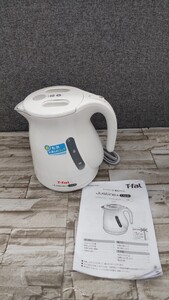 0701k2111 T-fal 電気ケトル KO4411JP ホワイト 1.0L ジャスティンプラス ロック