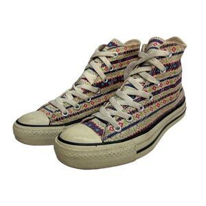 D170 CONVERSE コンバース オールスター レディース ハイカットスニーカー US5 24cm マルチカラー キャンバス