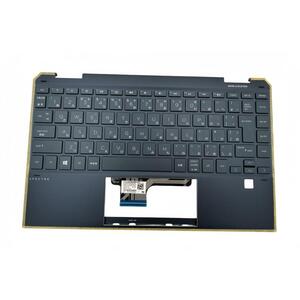 新品 HP Spectre x360 13-aw パームレスト + 日本語キーボードバックライト付き （ポセイドンブルー）