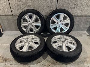 155/65R14 スタッドレス 4本セット YOKOHAMA iG60 2021年製 スズキ純正アルミホイール14x4.5j＋50PCD100 エブリイ スペーシア ワゴンR