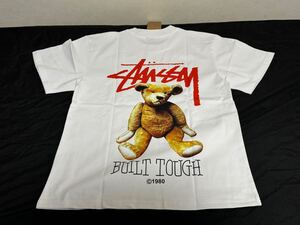 ステューシー Tシャツ STUSSY BUILT TOUGH 半袖 Mホワイト