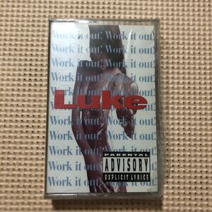 LUKE WORK IT OUT USA盤カセットテープ【未開封新品】▲【ケースヒビ】