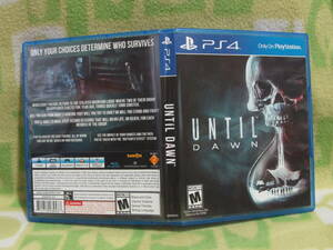 ◇送料込◇【UNTIL DAWN】(北米版) PS4/プレイステーション4 -S031