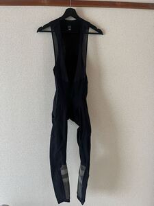 1000円スタート！　Rapha Cargo winter tights with pad XS black ラファ カーゴタイツ