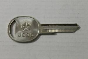 クライスラー JEEP スペアキー 鍵 ブランクキー マスター KEY 純正部品 ジープ文字 1987-1990 CHRYSLER 55025852 MOPAR 絶版 当時物