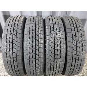 ダンロップ　WINTER MAXX WM02　155/65R14　4本SET◎2020年製9分山スタッドレス◎中古　4本に若干の片しわあり◎旭川手渡可◎タント等に