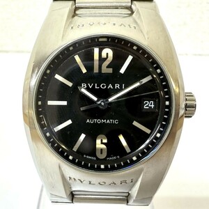 Z888-O49-42 BVLGARI ブルガリ Ergon エルゴン EG35S デイト メンズ 腕時計 自動巻き 稼働 箱付き