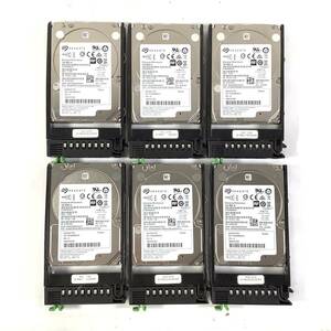 S6110864 SEAGATE 900GB SAS 10K 2.5インチ HDD 6点【中古動作品】