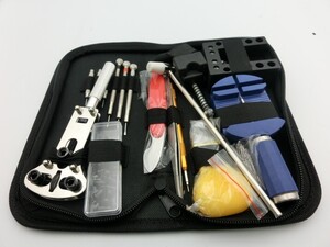 【BS23-84】【60サイズ】▲腕時計/工具セット/電池交換/裏蓋あけ/修理ツールベルト/調整ケース付き