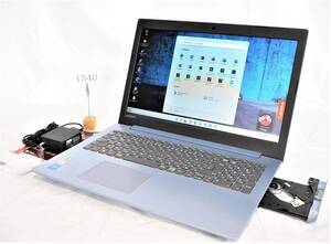 良品 レノボ Lenovo ideapad 320-151AP ●CeleN3350Max2.40GHz●15.6HD●HDD500GB●MEM4GB●Win11●Office2021Pro●Sマルチ デニムB