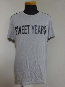 美品 スウィートイヤーズ SWEET YEARS Tシャツ グレー L 