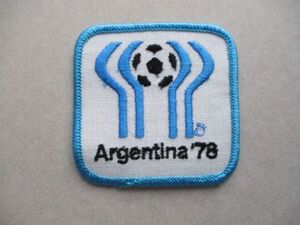 1978 FIFAワールドカップ Argentina アルゼンチン サッカー刺繍ワッペン/World CupパッチSOCCERプロFOOTBALLリーグpatchアップリケ V142