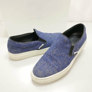 23SS SOPHNET. ソフネット SLIP ON SNEAKERS Atrium Outdoor by Kvadrat メンズ靴 スリッポン スニーカー シューズ NAVY 41 SOPH-230004