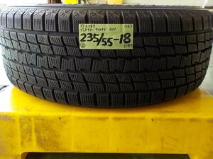 5) 6887e グッドイヤー アイスナビ ＳＵＶ 235/55R18 １本のみ ハリアー ヴァンガード 等 2015年製