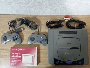 SEGA セガ　SEGA SATURN　セガサターン　SS本体　HST-3210 パワーメモリ付き