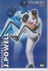 カルビープロ野球カード　2003年　T-23パウエル　近鉄　インサートカード　タイトル