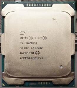 【動作確認済】Intel Xeon E5 2620 V4 LGA2011 v3 CPU本体のみ①