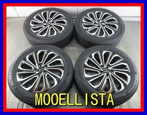 ■中古タイヤホイール■　MOOELLISTA 17インチ 6.5J +40 5H 114.3 BRIDGESTONE VRX3 195/60R17 90Q 冬 ST 激安 送料無料 K371