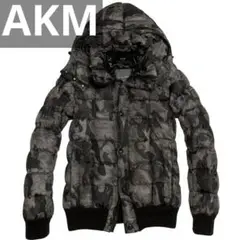 LEON掲載 AKM×DUVETICA CAMO SQUAREダウンジャケットM