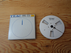 オープンリール 7号 TEAC RE-711 メタルリール 元箱付き 現状品 ②