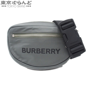 101732837 バーバリー BURBERRY キャノン ミニ ウエストポーチ 8052888 グレー ナイロン レディース 展示未使用