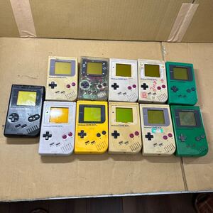 動作未確認 ★ ジャンク品 GAME BOY 本体 初代 11点 まとめ売り 大量 ゲームボーイ ゲーム機 Nintendo 任天堂 ニンテンドー 10984y