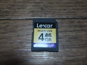 ★ 送料無料 Lexar SDHCメモリーカード 4GB Class4 ニンテンドー3DS ★