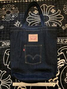 ファッション小物　☆　廃番古着　トートバッグ　買い物袋　Levi