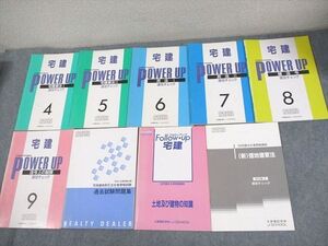 XD12-056 大原簿記学校/J・SCHOOL 宅地建物取引主任者資格試験 速攻チェック/過去試験問題集 計9冊 ☆ 44M6D