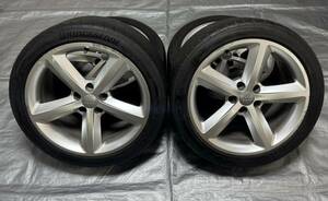 AUDI A5 純正 (4本:245/40R18 18×8.5J ET29)(4本:2019年製) (4本:BRIDGESTONE) PCD 112