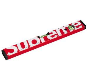 即発送 正規 24FW Supreme Meterex Spirit Level Red シュプリーム メテレックス スピリット レベル レッド 水準器 ロゴ 即完売