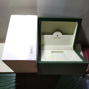 ROLEX 正規 時計 箱 ロレックス 純正 内箱 外箱 ボックス BOX 空箱 ケース MILGAUSS ミルガウス 116400 保護 保存 収納 BK V番 クロス 付属