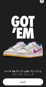 Rayssa Leal × Nike SB Dunk Low PRM Pure Platinum and Vivid Purple ナイキ　ダンク　SB ライッサ・レアウ　29.5cm