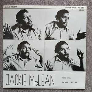 レコードJACKIE McLEAN　ジャッキー・マクリーン LIVE AT MONTMARTREライヴ・アット・モンマルトル輸入盤 赤ベタラベル　未使用に近い美品