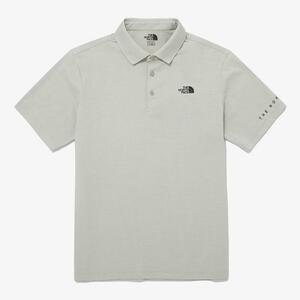 THE NORTH FACE ノースフェイス ポロシャツ STINSON S/S POLO CREAM BEIGE L NT7PP02M ラスト一点