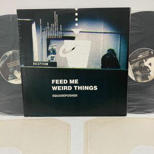 2LP / SQUAREPUSHER Feed Me Weird Things UK REPHLEX 037LP オリジナル