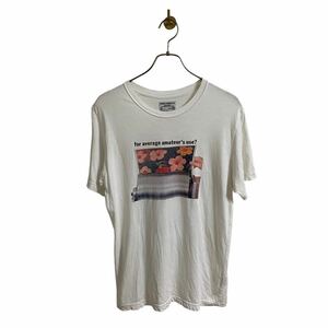 【UNDERCOVERISM FRAGMENT アンダーカバー フラグメント 2004SS 半袖Tシャツ コラボ メンズM artscabut期 5685 フラワー バックプリント】