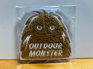 【新品・未開封】 OUTDOORMONSTER アウトドアモンスター モフモフワッペン 検）もふもふワッペン ベルクロワッペン MOG