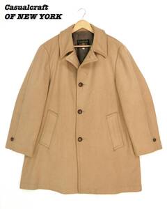 Casualcraft OF NEW YORK Chester Coat 1970s 44REGULAR 304224 Vintage カジュアルクラフト チェスターコート 1970年代 ヴィンテージ