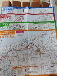 2024年3月改定最新版 新潟交通 新潟市バス路線図 ルートマップ 